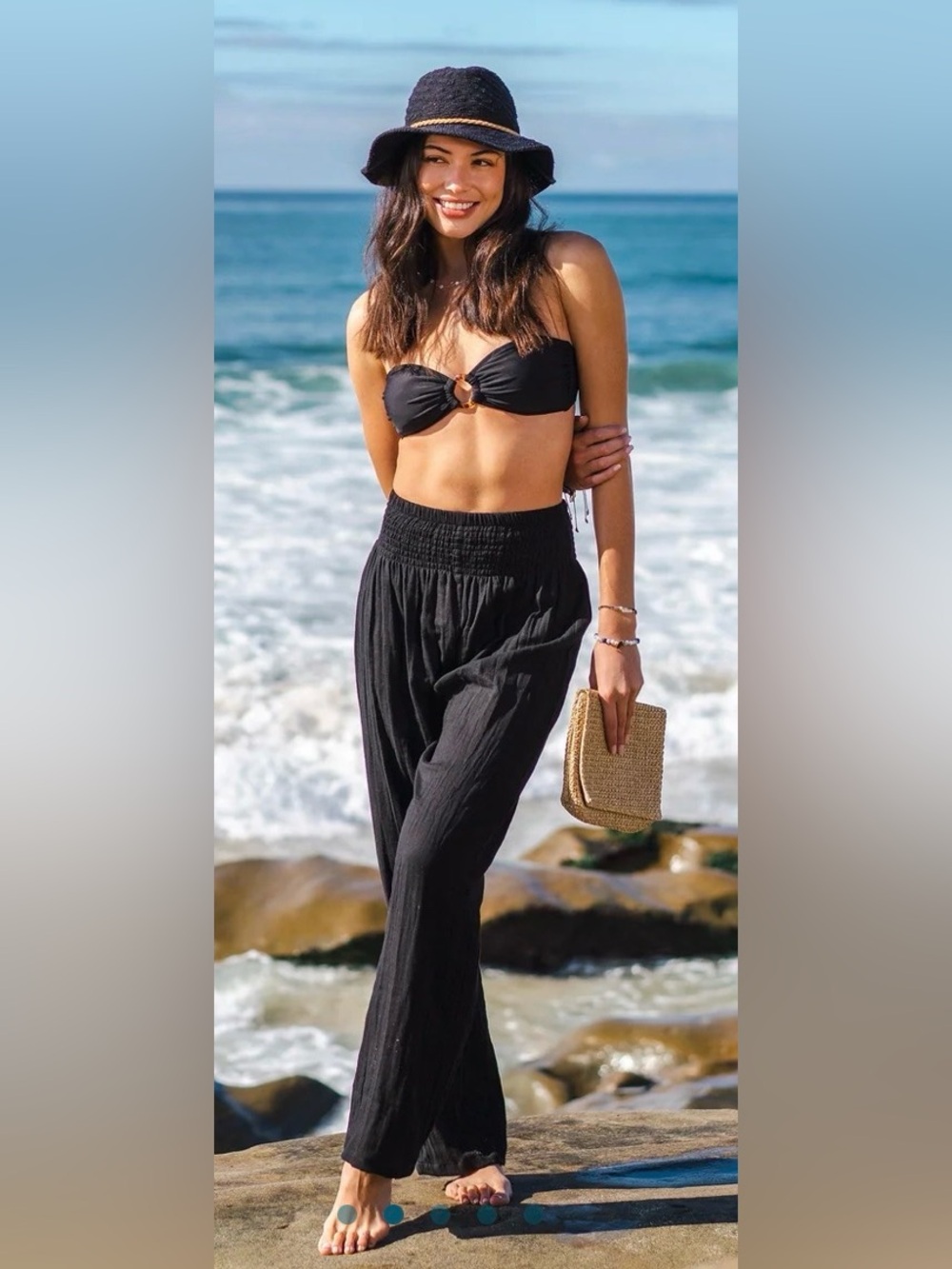 Lotus and Luna Lunar Sky Wide Leg Pants